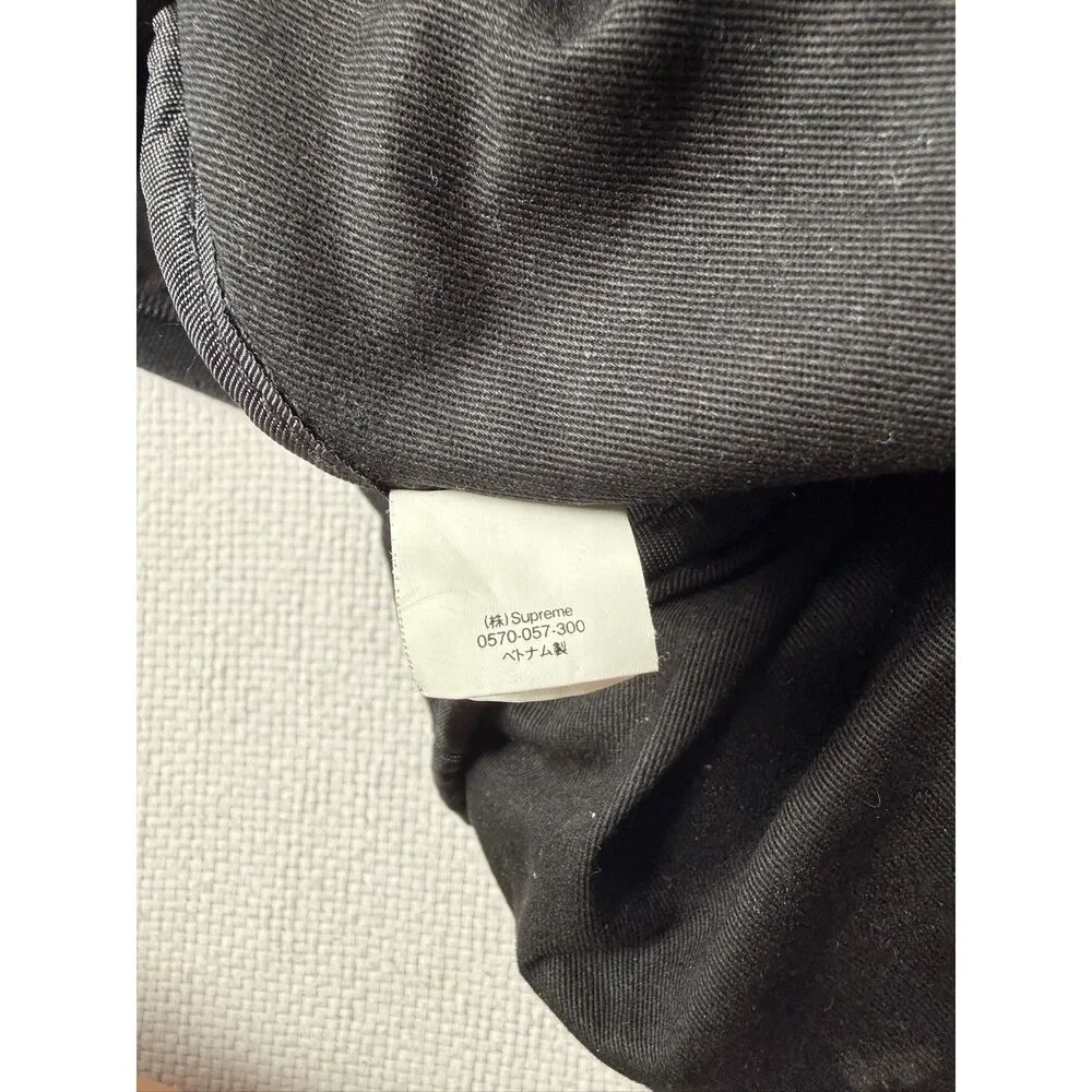 Supreme Canvas Backpack Black FW20 20L Box Logo Authentic Streetwear Bag